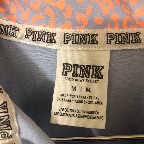 PINK 1/4 zip pullover medium - Picture 3 of 7